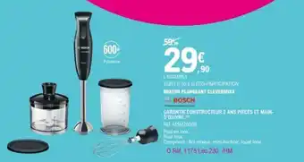 E.Leclerc BOSCH mixeur plongeant clevermix offre