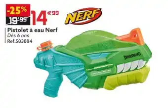 Gifi NERF pistolet à eau nerf offre