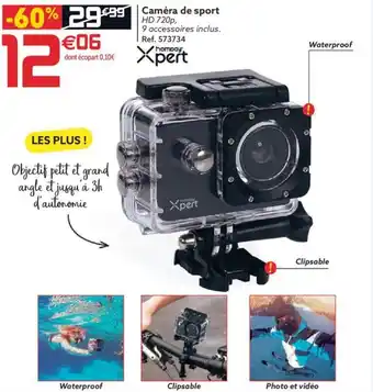 Gifi XPERT caméra de sport offre