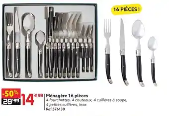 Gifi Ménagère 16 pièces offre