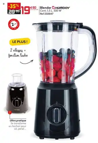 Gifi HOMDAY blender offre