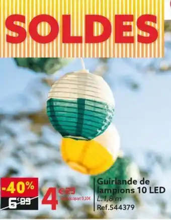 Gifi Guirlande de lampions 10 LED offre