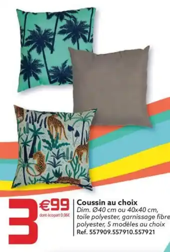 Gifi Coussin au choix offre