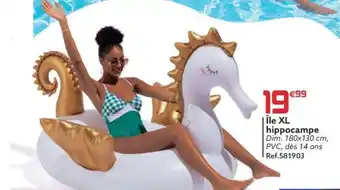 Gifi Île XL hippocampe offre