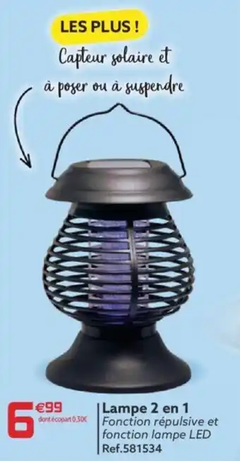 Gifi Lampe 2 en 1 offre