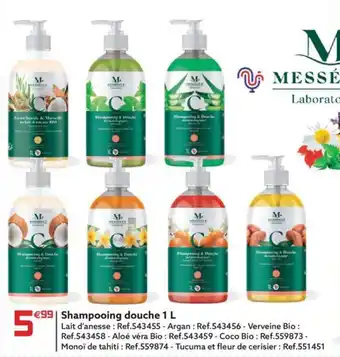MESSÉGUÉ shampooing douche 1 L