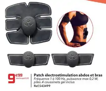 Gifi Patch électrostimulation abdos et bras offre