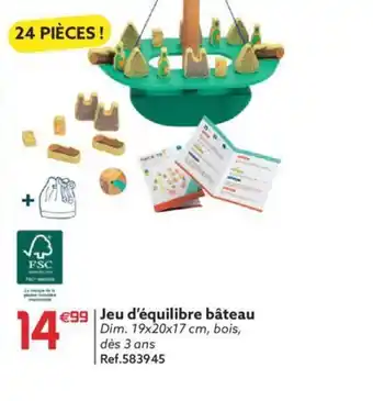 Gifi Jeu d'équilibre bâteau offre