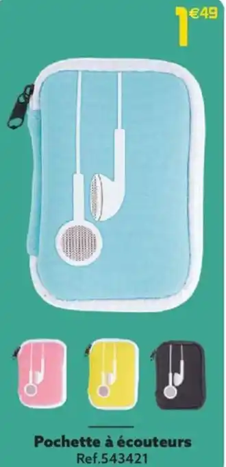 Gifi Pochette à écouteurs offre