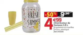 Gifi Distributeur de boisosn 3,8 L offre