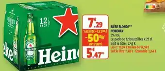 Coccimarket HEINEKEN bière blonde offre