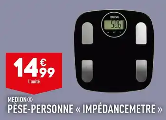 ALDI MEDION pèse-personne impédancemetre offre