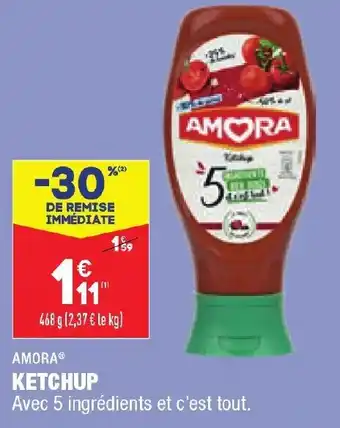 ALDI AMORA ketchup offre
