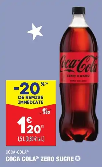 ALDI COCA-COLA coca cola zero sucre offre