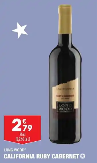 ALDI LONG WOOD california ruby cabernet offre