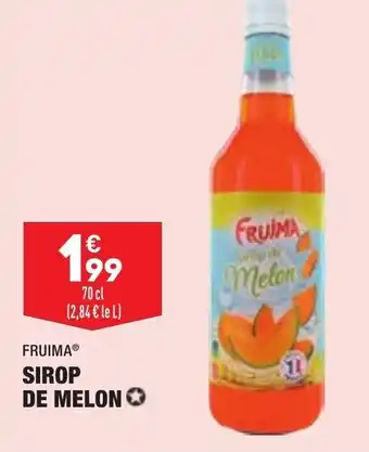 ALDI FRUIMA sirop de melon offre