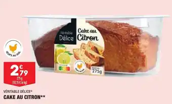 ALDI VÉRITABLE DÉLICE cake au citron offre
