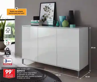 ALDI HOME CREATION LIVING buffet offre
