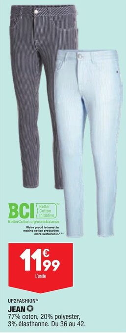 ALDI UP2FASHION jean offre
