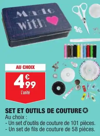 ALDI Set et outils de couture offre