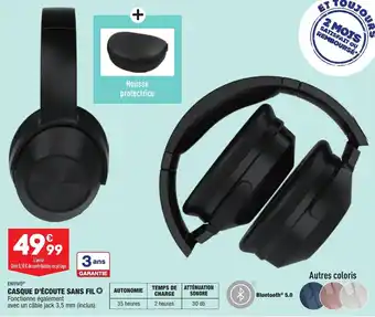 ALDI ENVIVO casque d'écoute sans fil offre
