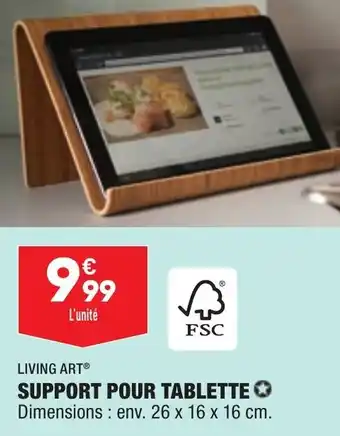 ALDI LIVING ART support pour tablette offre