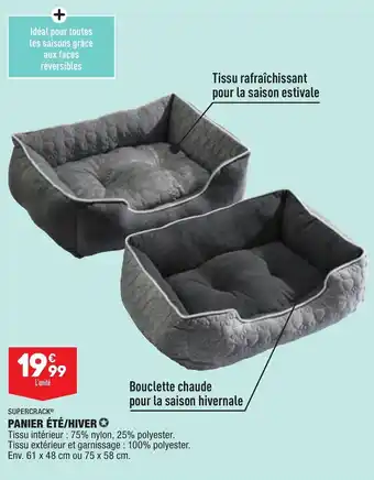 ALDI SUPERCRACK panier été/hiver offre