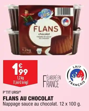 ALDI P'TIT URSI flans au chocolat offre