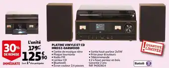 Auchan Platine vinyle et cd mrd52-darwood offre