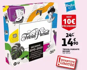 Hasbro trivial pursuite decade