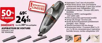 Auchan Aspirateur de voiture offre