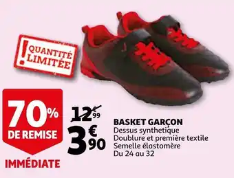 Promo Basket garcon chez Auchan