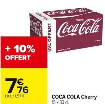 Carrefour Market Coca cola coca cola cherry offre
