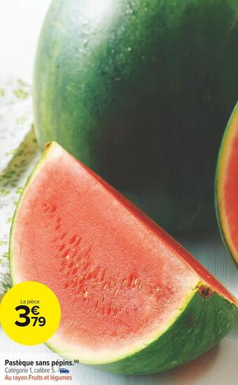 Carrefour Market Pastèque sans pépins. offre
