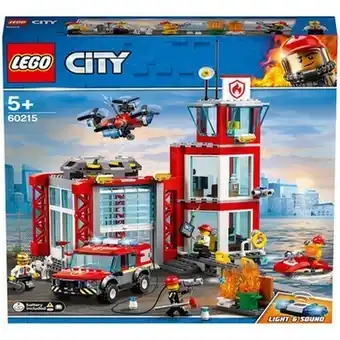 Auchan Lego city caserne de pompier offre