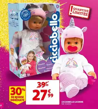 Cicciobello licorne