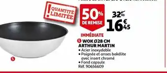 Auchan Wok arthur martin offre