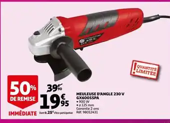 Auchan Meuleuse d´angle 230v gx600sspa offre