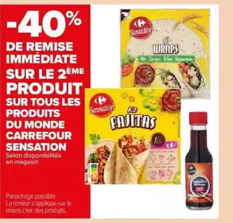 Carrefour Market Produits Du Monde Carrefour Sensation offre