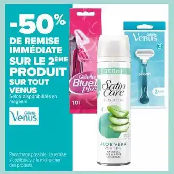 Carrefour Market Produits Venus Gillette offre