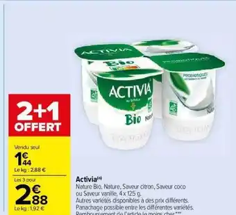 Carrefour Market Activia offre