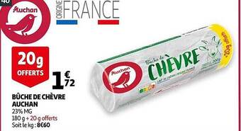 Auchan Bûche De Chèvre Auchan offre
