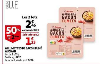 Auchan Allumettes De Bacon Fumé Auchan offre