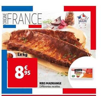 Auchan Ribs Madrange offre