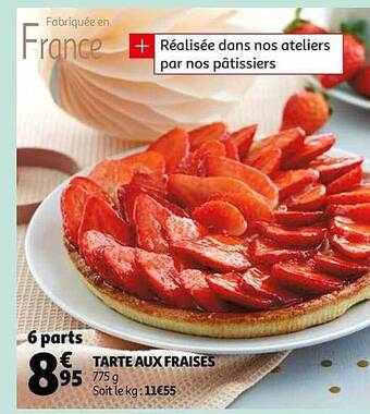Auchan Tarte Aux Fraises offre