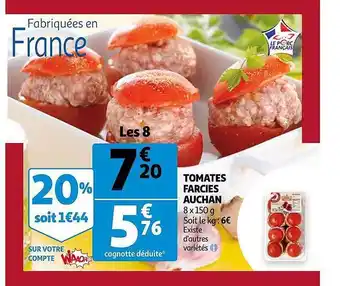 Tomates Farcies Auchan