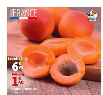 Auchan Abricot Confiture offre
