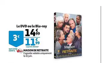 Auchan Le Dvd Ou Le Blu-ray Maison De Retraite offre