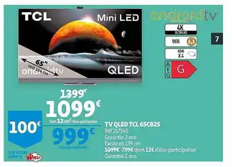 Auchan Tv Qled Tcl 65 offre