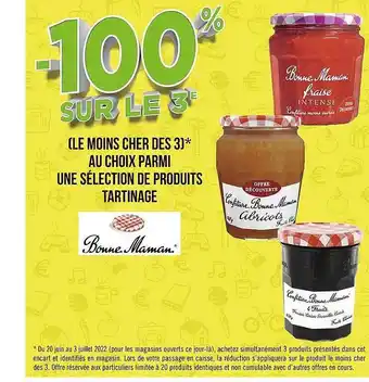 Produits Tartinage Bonne Maman